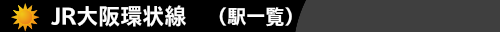 JR大阪環状線　ハウスクリーニング